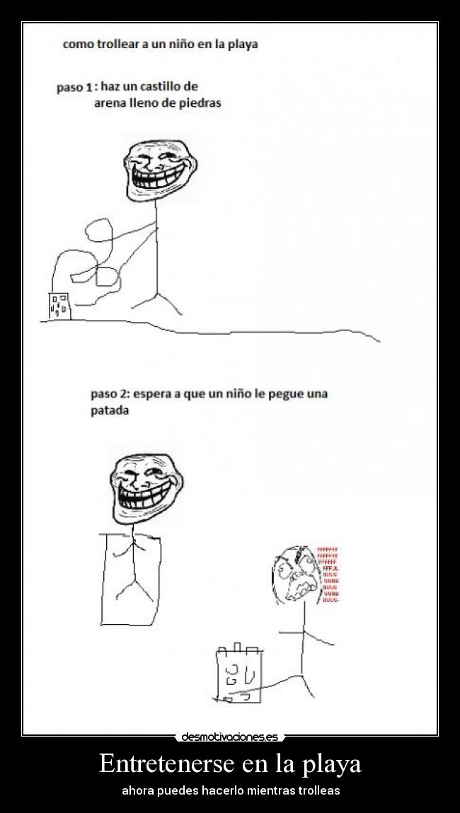 Entretenerse en la playa - ahora puedes hacerlo mientras trolleas