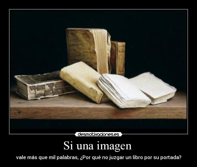 carteles libro portada juzgar imagen palabras desmotivaciones