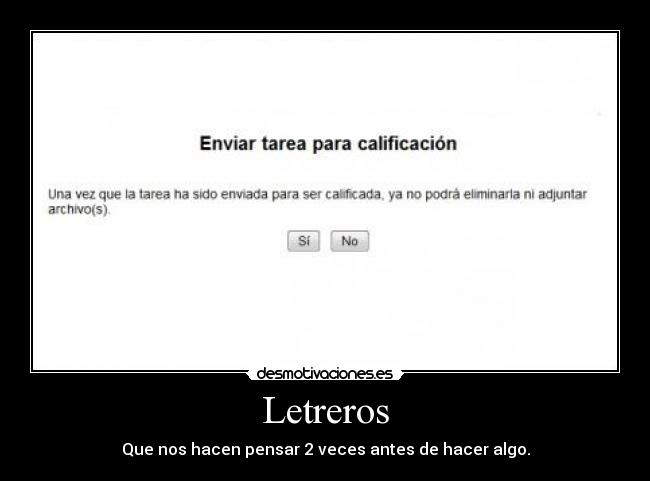 Letreros -