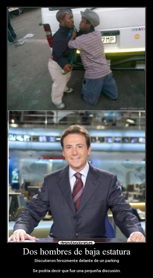 Dos hombres de baja estatura - 