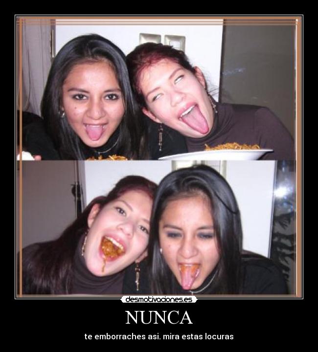 NUNCA - te emborraches asi. mira estas locuras