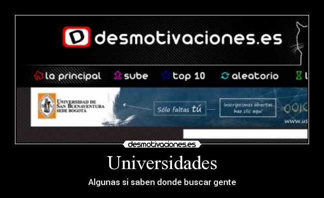 Universidades -