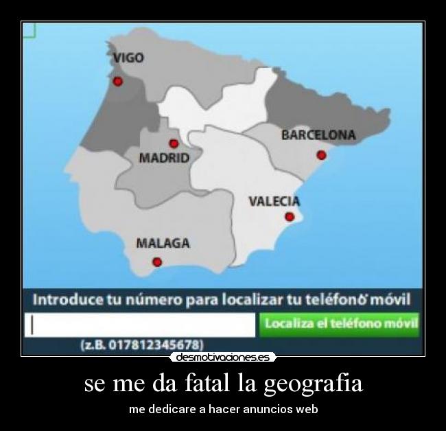 se me da fatal la geografia - 