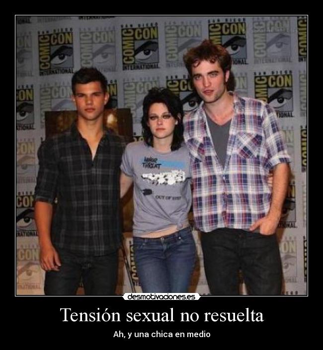 Tensión sexual no resuelta - Ah, y una chica en medio