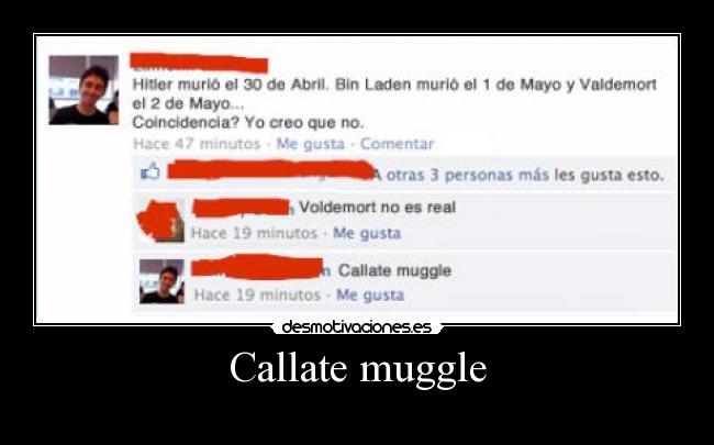 Callate muggle - 