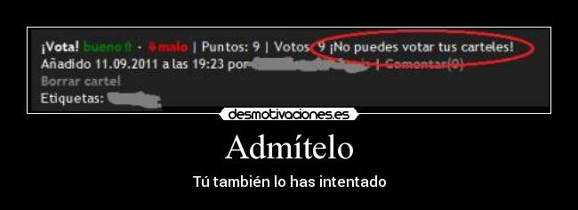 Admítelo -
