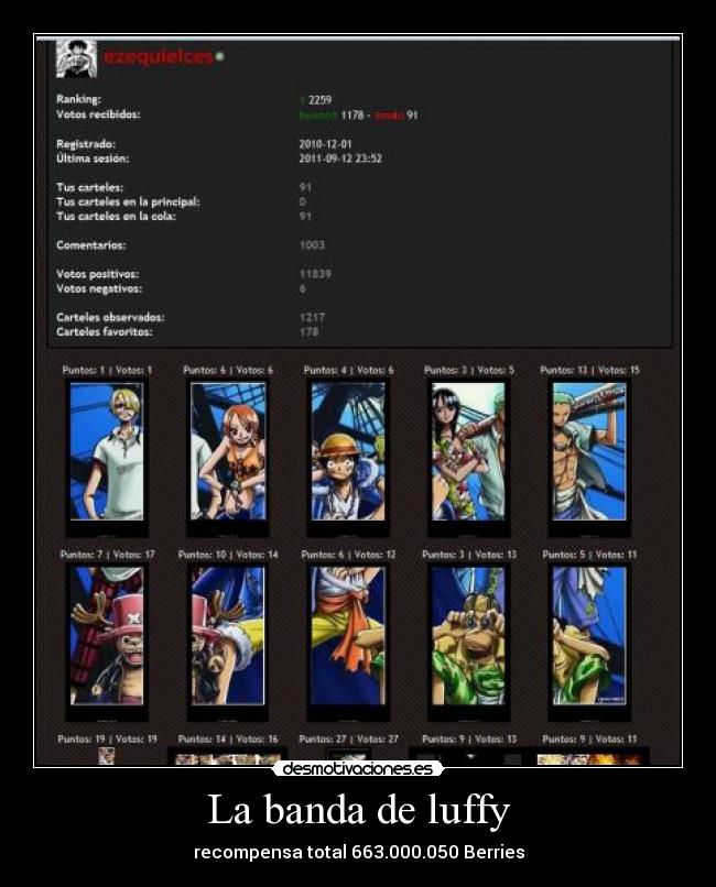 La banda de luffy -