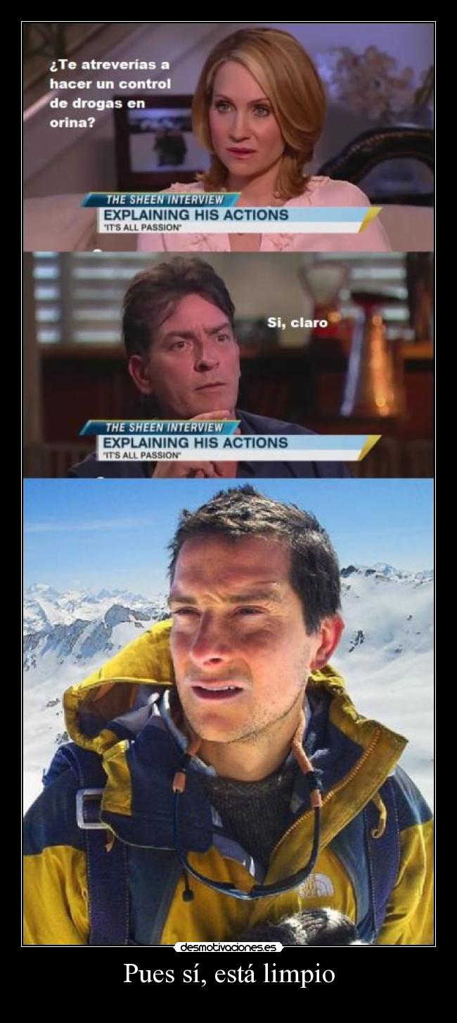 Pues sí, está limpio - 