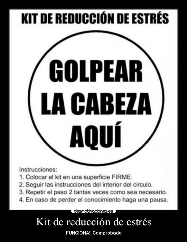 Kit de reducción de estrés - FUNCIONA!! Comprobado