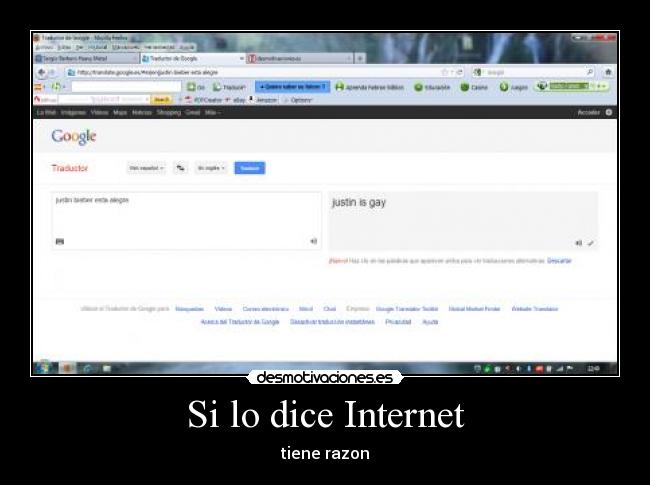 Si lo dice Internet - tiene razon