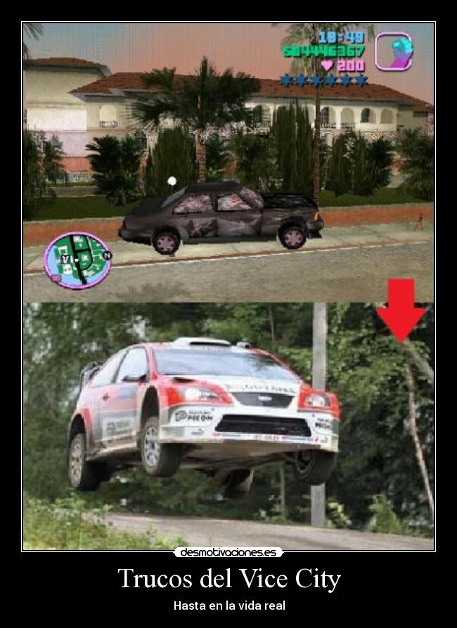 Trucos del Vice City - Hasta en la vida real