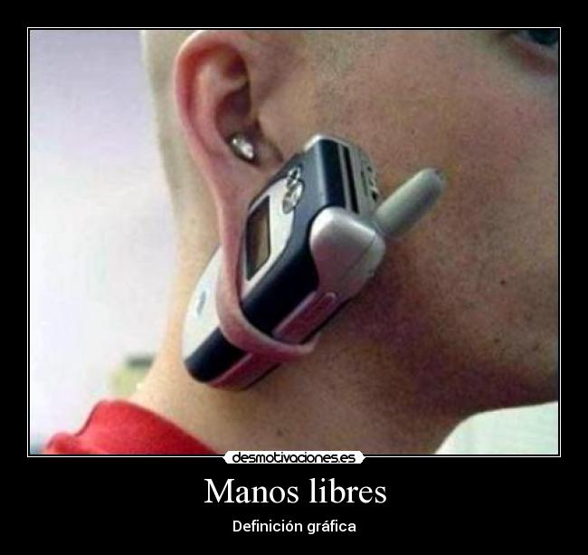 Manos libres - Definición gráfica