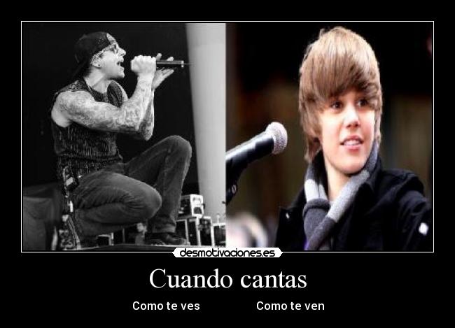 Cuando cantas -