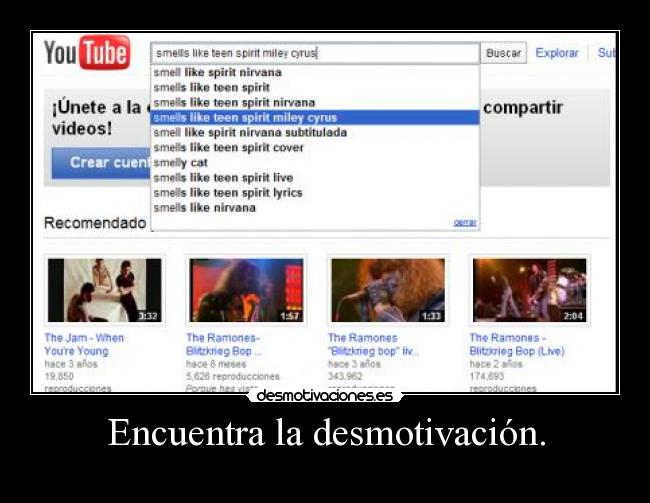 Encuentra la desmotivación. - 