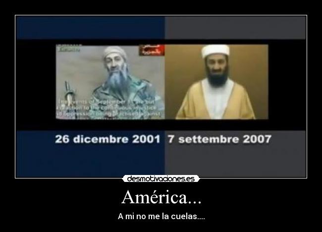 América... - A mi no me la cuelas....