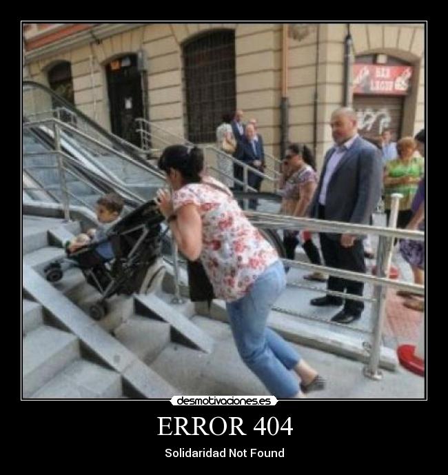 ERROR 404 - Solidaridad Not Found