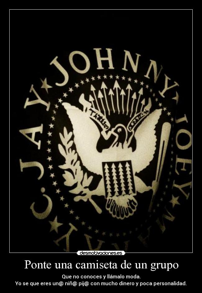 carteles ramones rock desmotivaciones