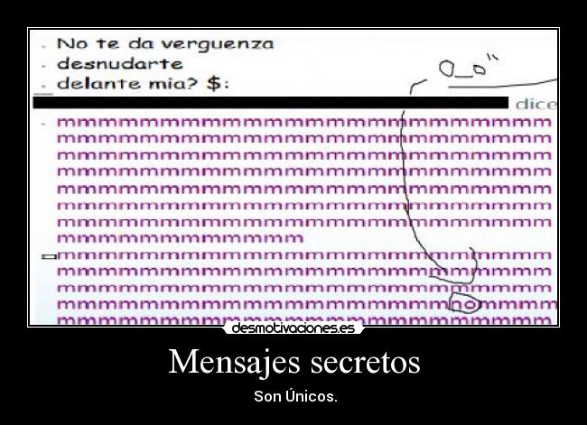 Mensajes secretos -