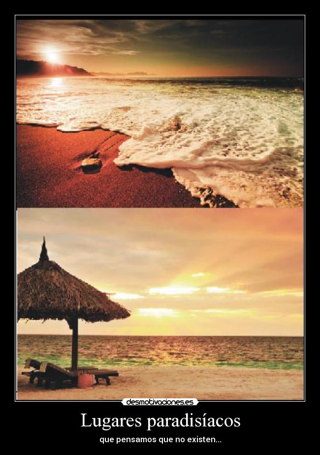 Lugares paradisíacos -
