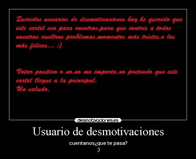 Usuario de desmotivaciones -
