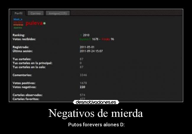 Negativos de mierda -