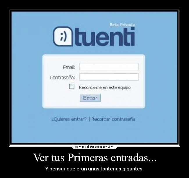 Ver tus Primeras entradas... - 