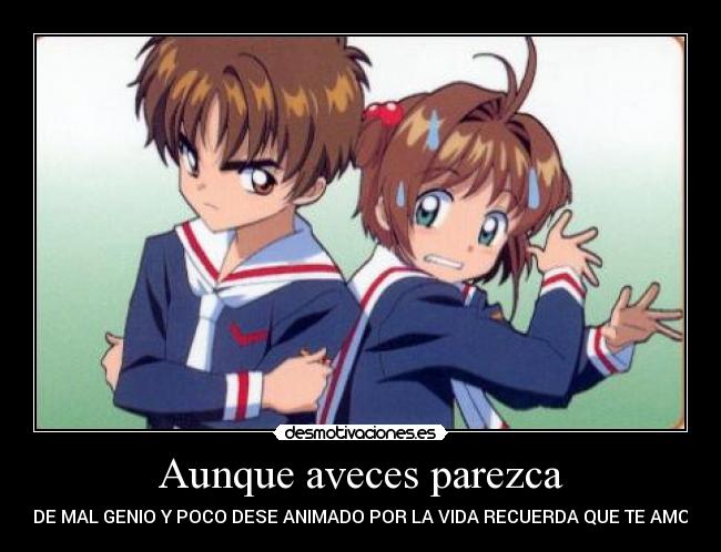 Aunque aveces parezca -