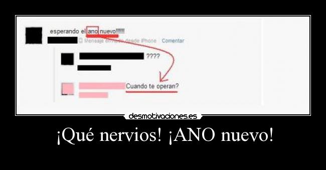 ¡Qué nervios! ¡ANO nuevo! - 