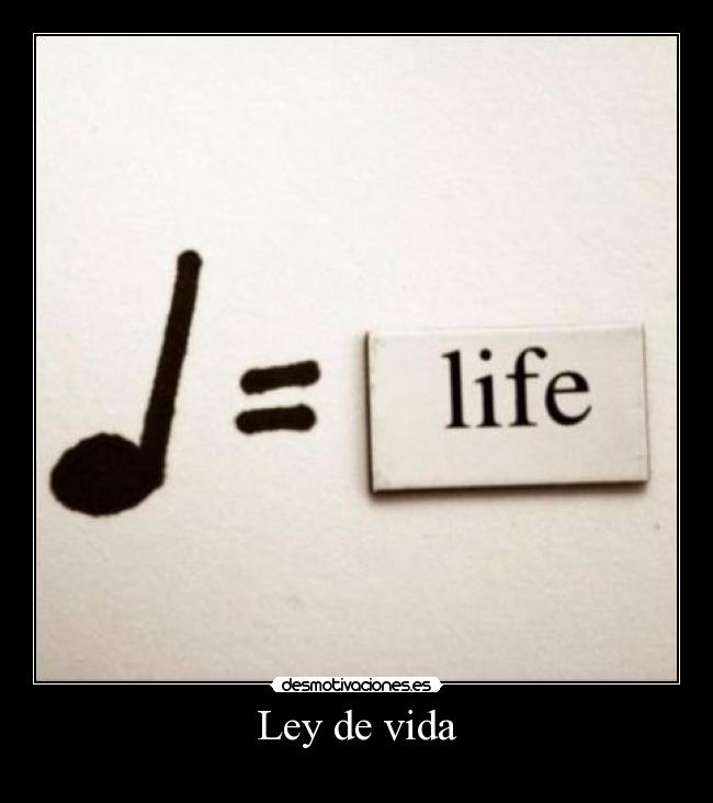 Ley de vida -