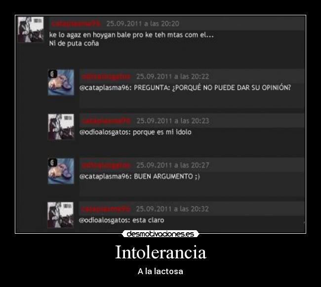 Intolerancia -