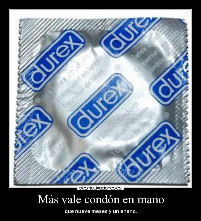 carteles condon enano meses desmotivaciones