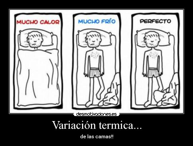 Variación termica... -