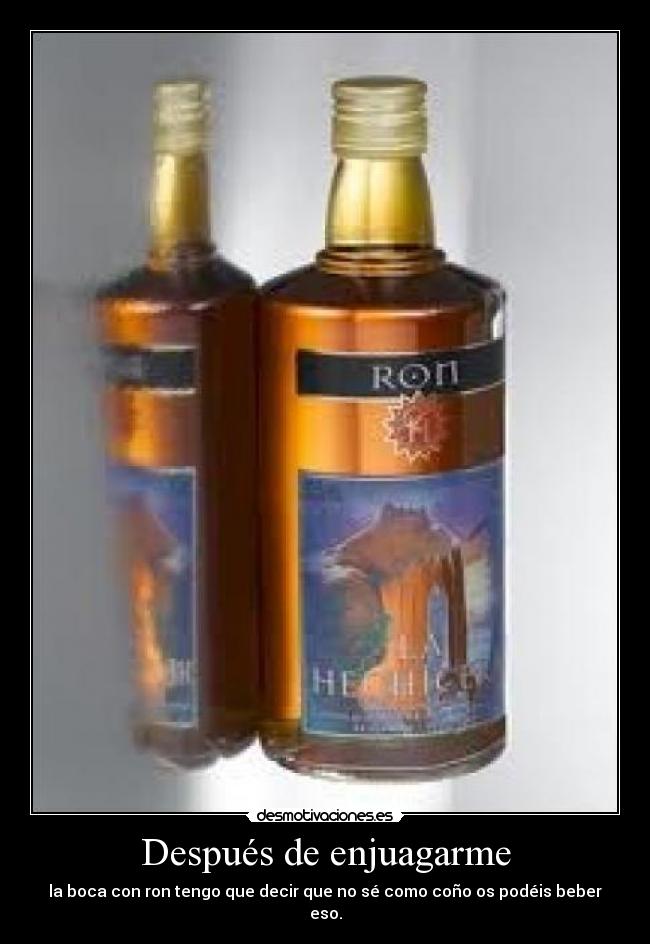 Después de enjuagarme - 