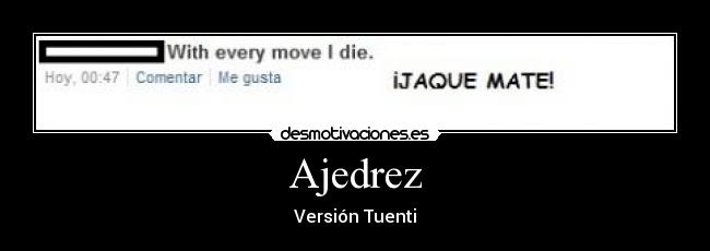 Ajedrez - Versión Tuenti