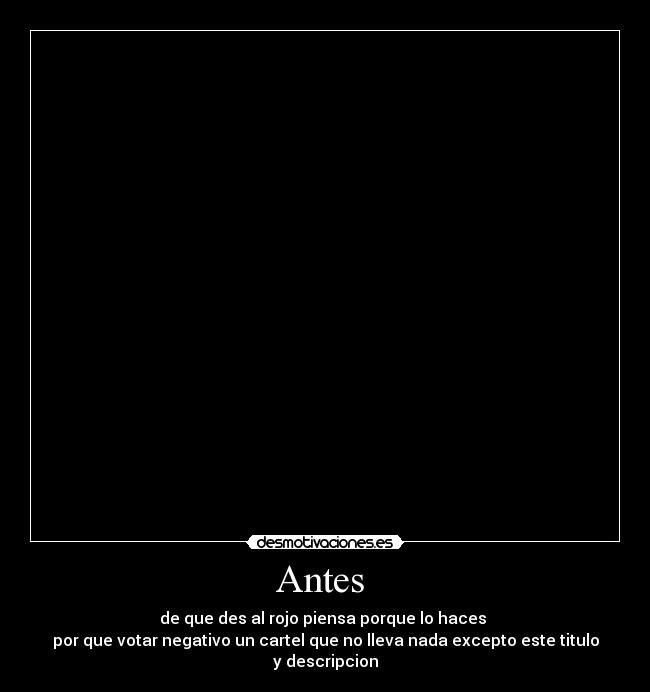 Antes  - 