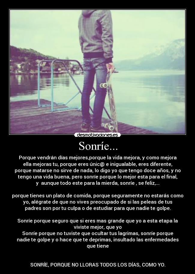 Sonríe... -