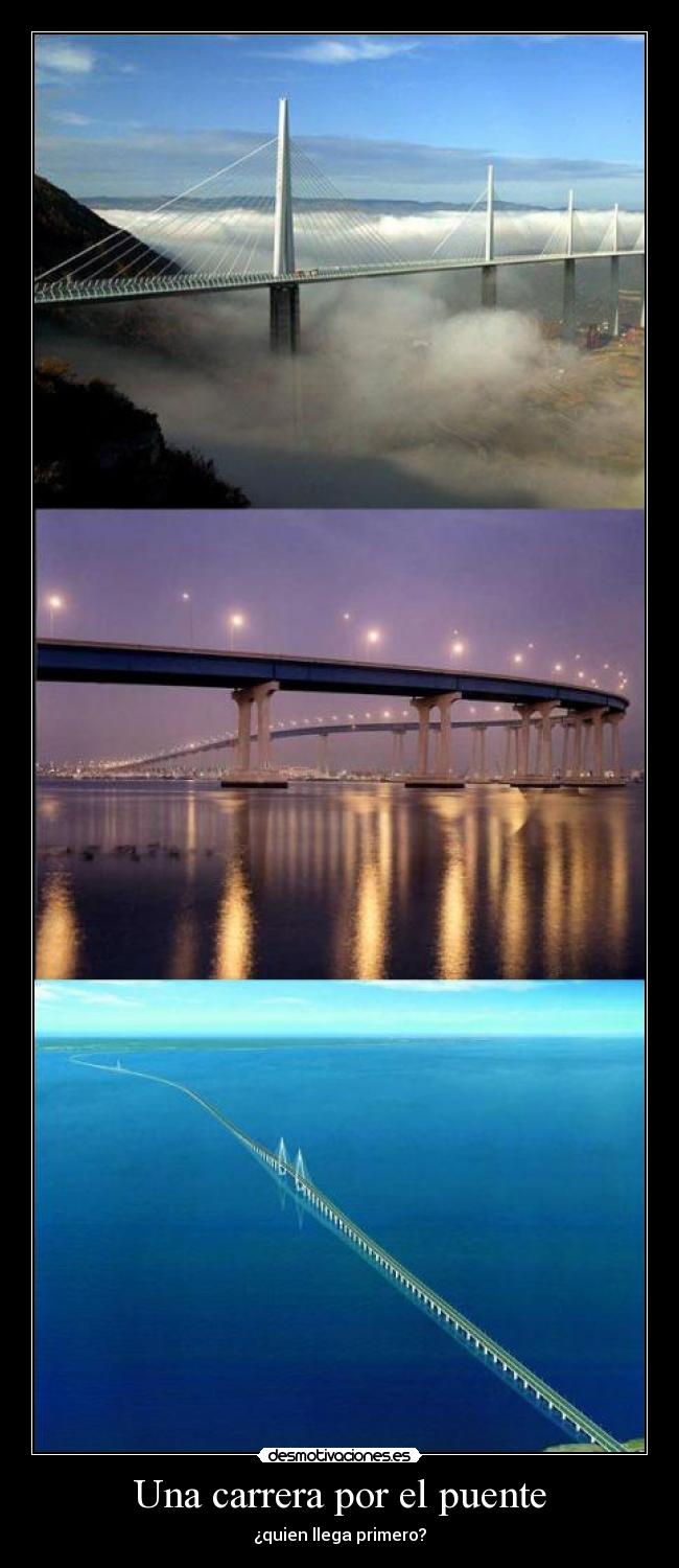 Una carrera por el puente -