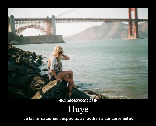 carteles huye desmotivaciones