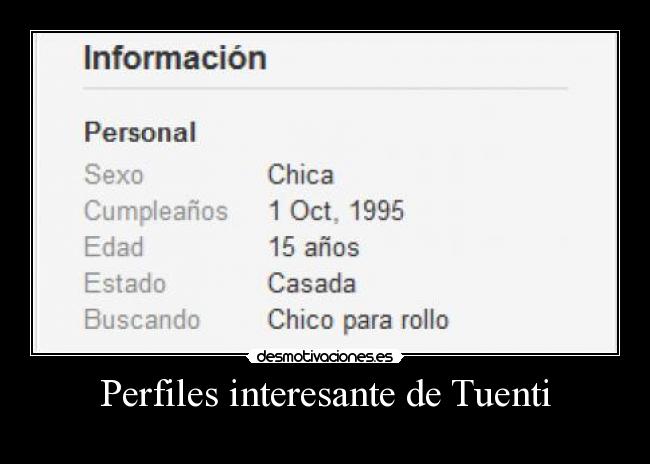 Perfiles interesante de Tuenti - 