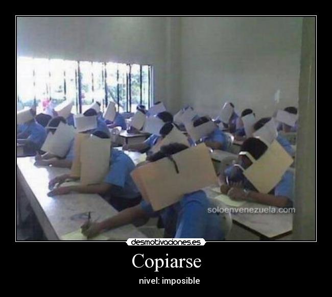 Copiarse -
