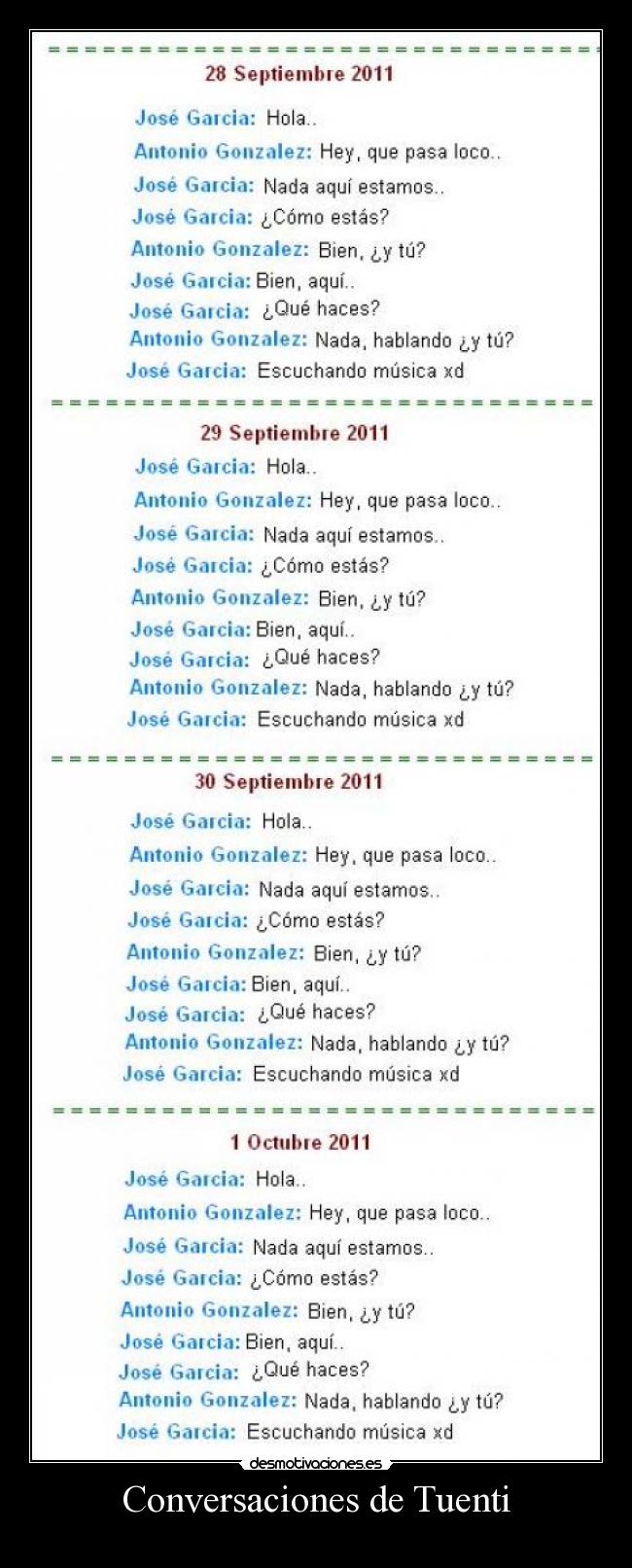 Conversaciones de Tuenti -