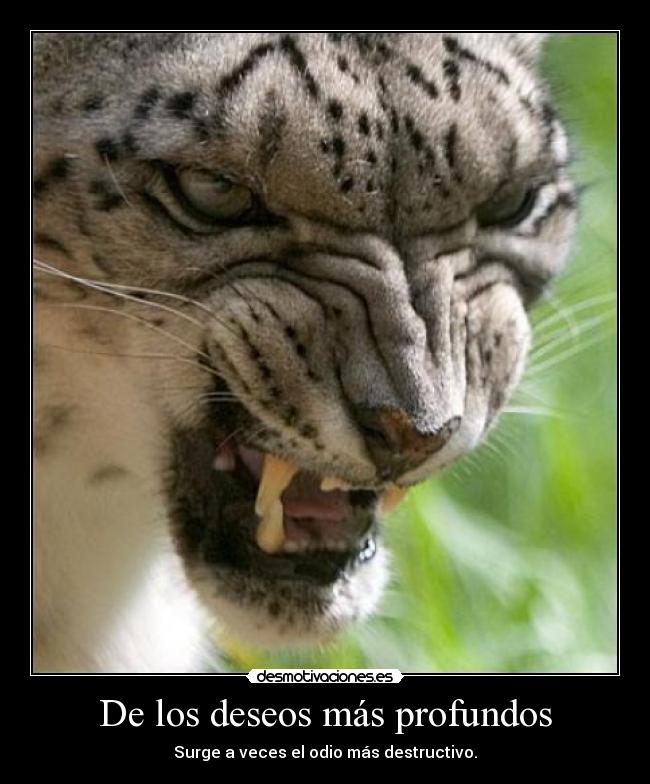 De los deseos más profundos -