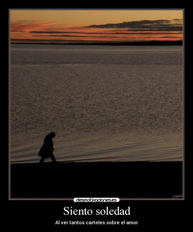 Siento soledad - 