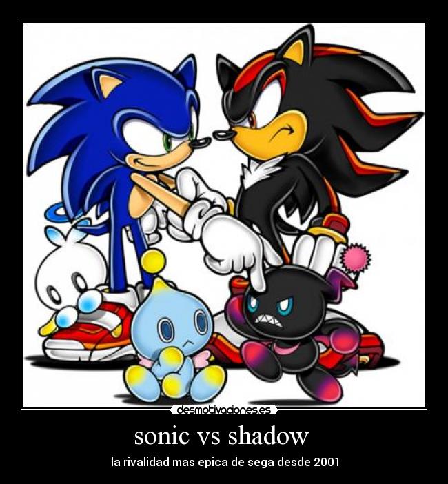 sonic vs shadow  - 