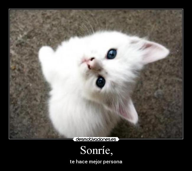 carteles sonrie hace mejor persona paolobs1 desmotivaciones