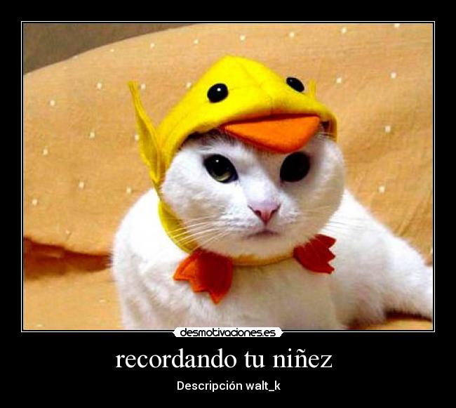 recordando tu niñez  - Descripción walt_k