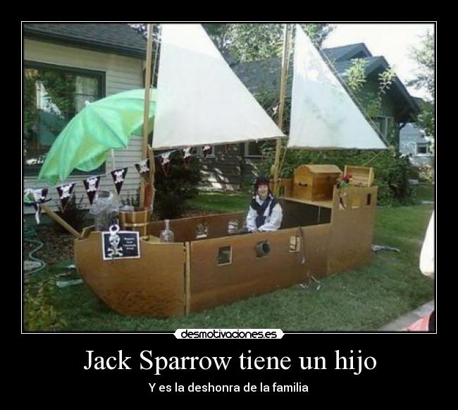 Jack Sparrow tiene un hijo - Y es la deshonra de la familia