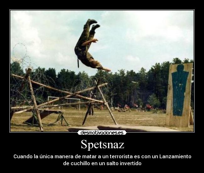 carteles spetsnaz desmotivaciones