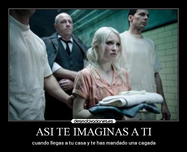 ASI TE IMAGINAS A TI - cuando llegas a tu casa y te has mandado una cagada