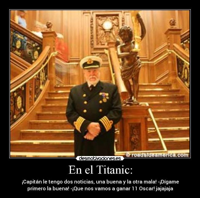 En el Titanic: - 